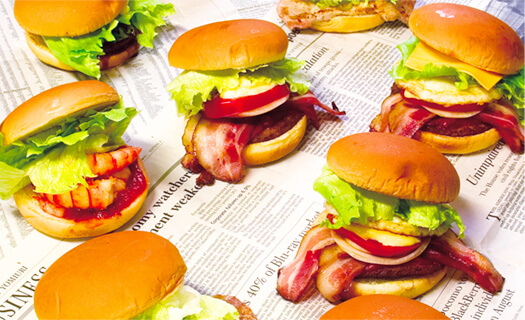 冷めても美味しいハンバーガー